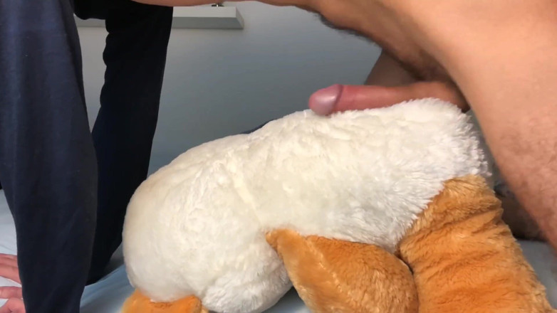Heat boy: Teddy Orgasm Morning Dirty Talks Solo Cum