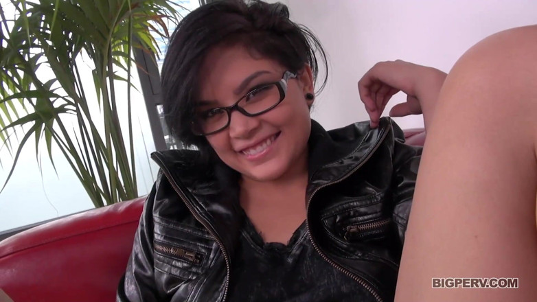 BigPerv: Flat Chested Asian Teen with Glasses