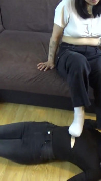 Amateur Lezdom Sock Smelling