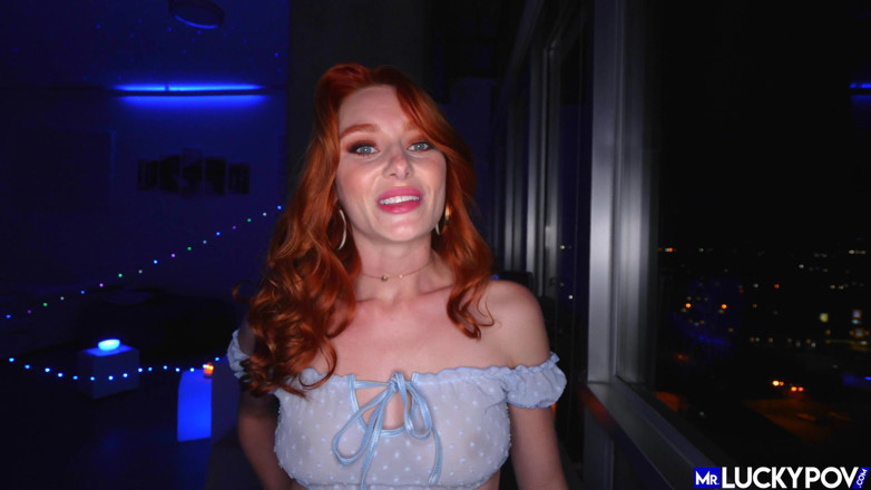 Mr.Lucky POV: Hot night with girl next door Lacy Lennon