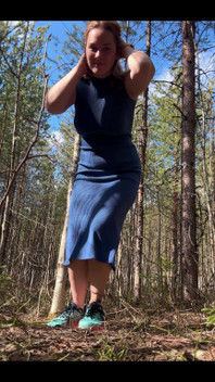 She Lifted Her Dress and Sat Down on the Fallen Leaves