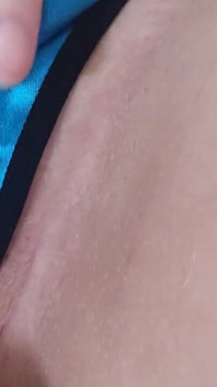 This Pussy Against This Satin Thong Feels so Good, It's Makes My Pussy Juice Seep Through Them I Get That Wet