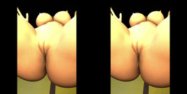 Back Alley Toonz: Soft Big Booty Mavis chvěje svým dokonalým kulatým zadkem v...