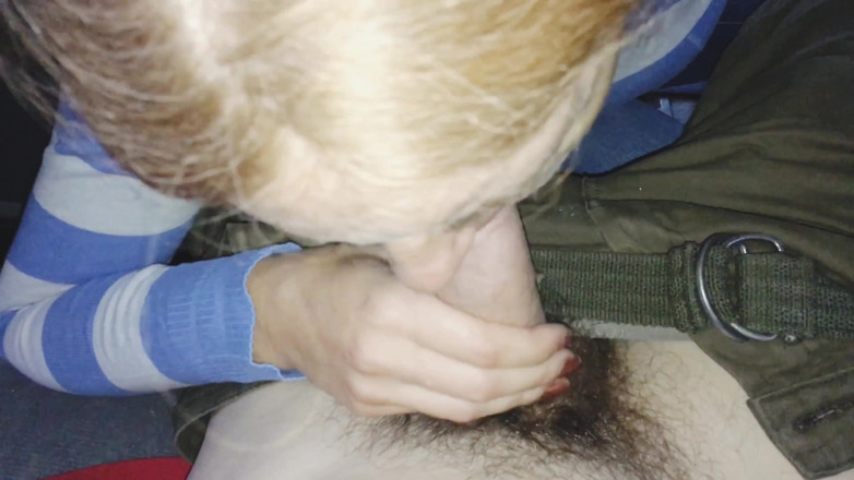Hairy couple: Bus driver fucked hairy pussy girl while nobody has been...