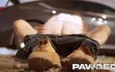 PAWGED: Pawg Holly Haze fodida no deserto por Homem Musculoso