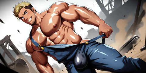 Erotic Man: Шматки з величезними спокусливими опуклостями