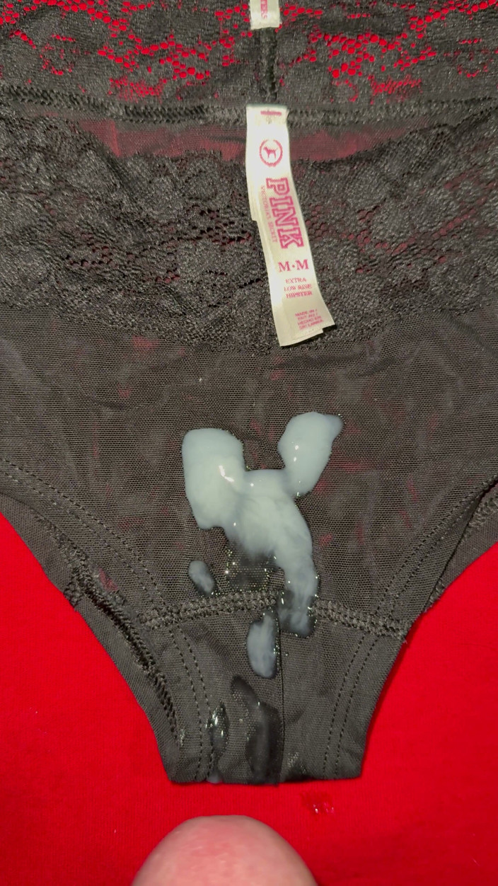 CumDaily: Cum on Wife’s Panties 25