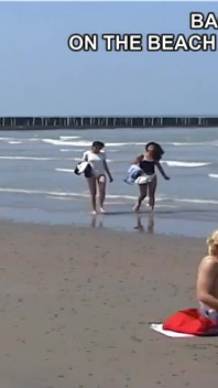 Behind the Scenes - on the Beach of Groede Zeeland with Uschi Haller & 2 Girls