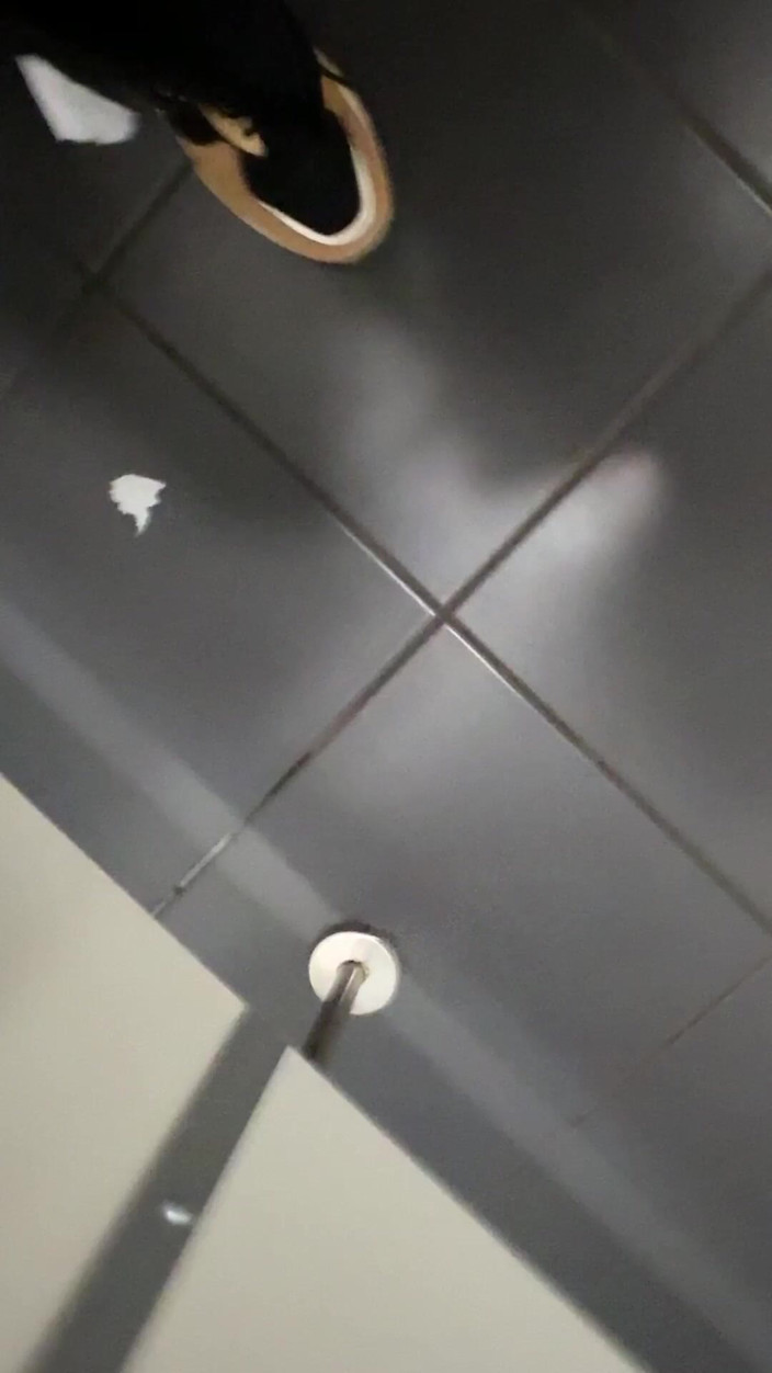 JuliaVeil: Compilation Girl in Black Skinny Jeans Piss in Public Toilets...