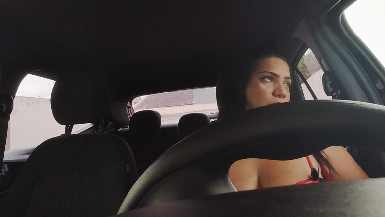 Mattos Movies: Car Tales: Big-ass Brunette Got Cum on the Back Seat