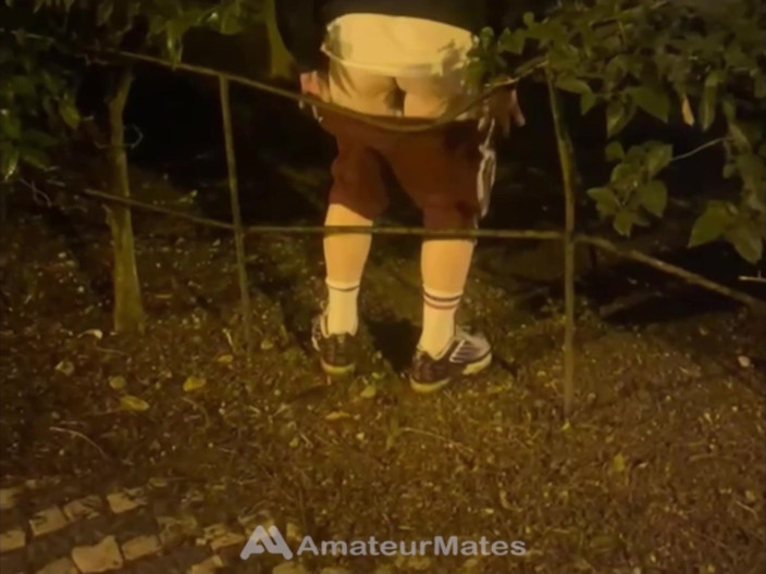 AmateurMates: Straight Boy Dared to Show His Big Smooth Butt in...
