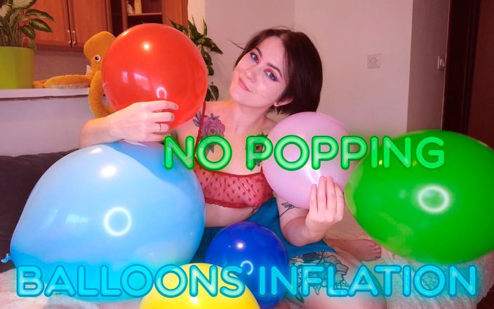 Stacy Moon: My first looner video! Balloons inflation
