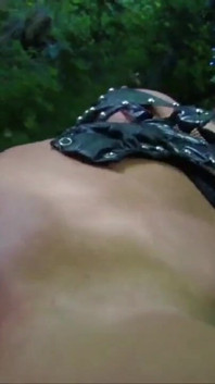 Outdoor in nature anally fucked