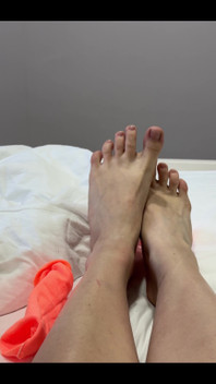 Lying on the Bed, I Stretched My Legs Out - Just Relaxing