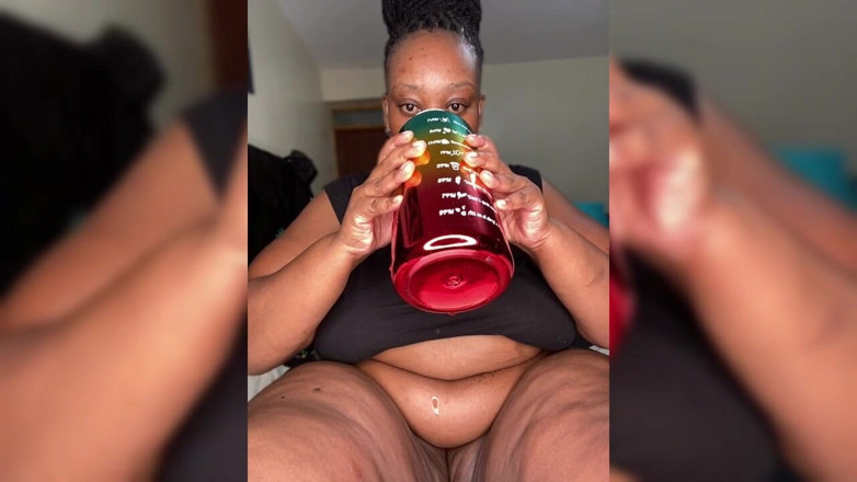 Legendary Booty Overdose: Ebony SSBBW Ass Worship &amp; Creampie Squirt