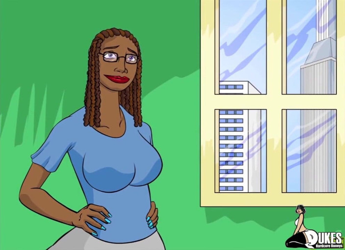 Dukes Hardcore Honeys: Superheroine eboni berpantat besar ditangkap oleh orang asing