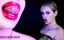 Goddess Misha Goldy: 2 pairs of seductive lips - Double power of attraction!