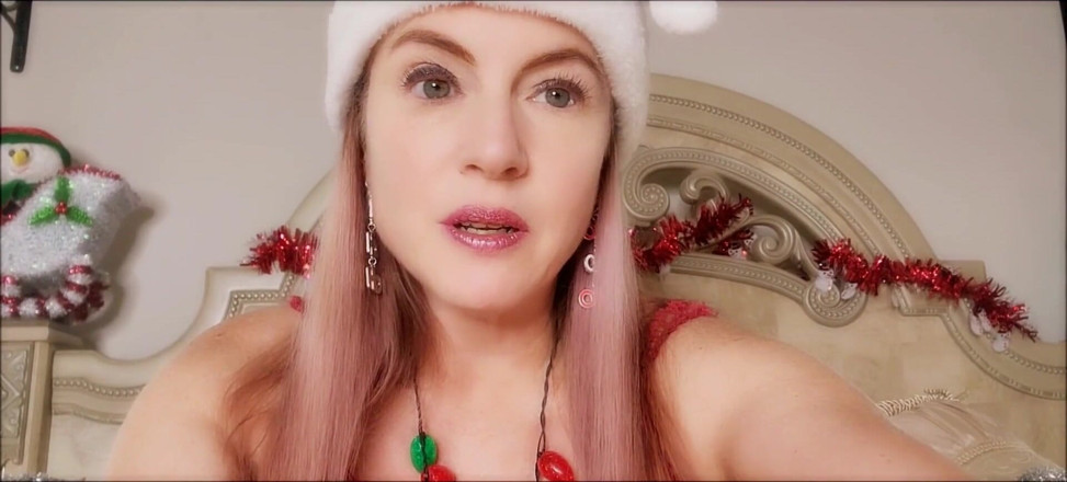 Nikki Nevada: 携帯電話ビデオセクシーな熟女ニッキ誘惑サンタファンタジー