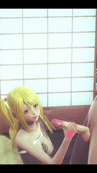 Fata Hentai - lucy sex in un tatami - manga anime giapponese asiatico gioco porno