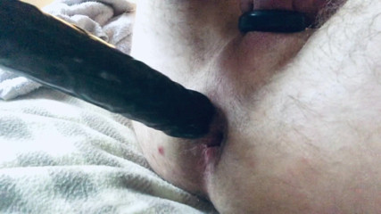 Homemade gay assplay: Aku muasin lubang pantatku pakai dildo