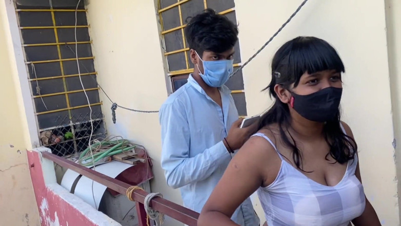Indian Teen Girl's: Outdoor Sex Stepbrother and Stepsister Outside Door Romance and Sex...