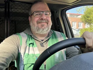 Anal Orgasm in Work Clothes!