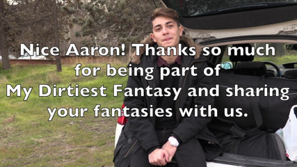 My Dirtiest Fantasy: Twink Aaron finally gets to take pissing and bareback gangbang...