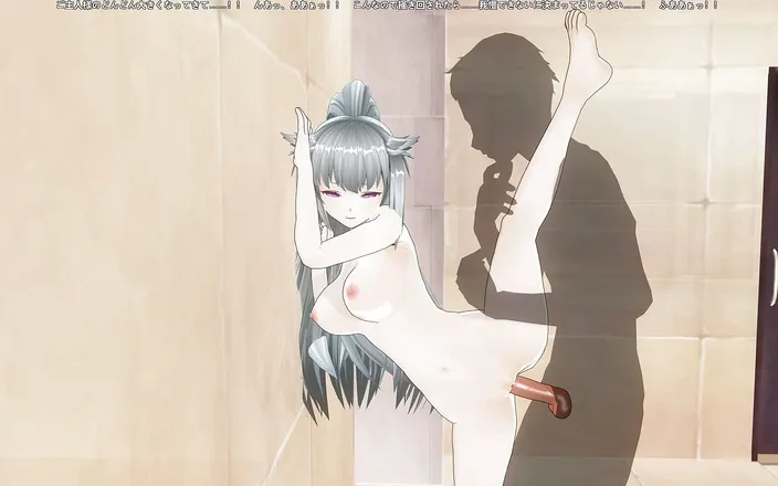 H3DC: 3D HENTAI - Fucked girlfriend in the bathroom