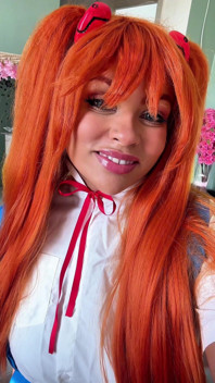 Asuka Cosplay, compilation de pets et de burp, plug-uit et grosse black uniforme