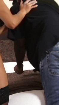 Two horny girlfriends share a black cock