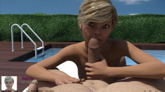 Dirty GamesXxX: Kde je srdce: špatná dívka saje velkého ptáka u bazénu - epizoda 153