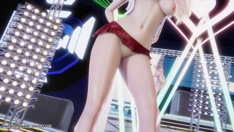 3D-Hentai Games: Ich ren - hintern - Ahri sexy striptease