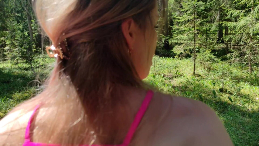 A Married Slut Got Lost in the Forest, Helped Her Out and She Agreed to Cheat on Her Husband (S Wife Katy)