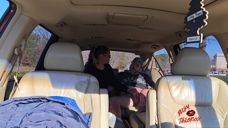MrandMrsTailor: Hubby Creampies Wife in Mall Parking Lot