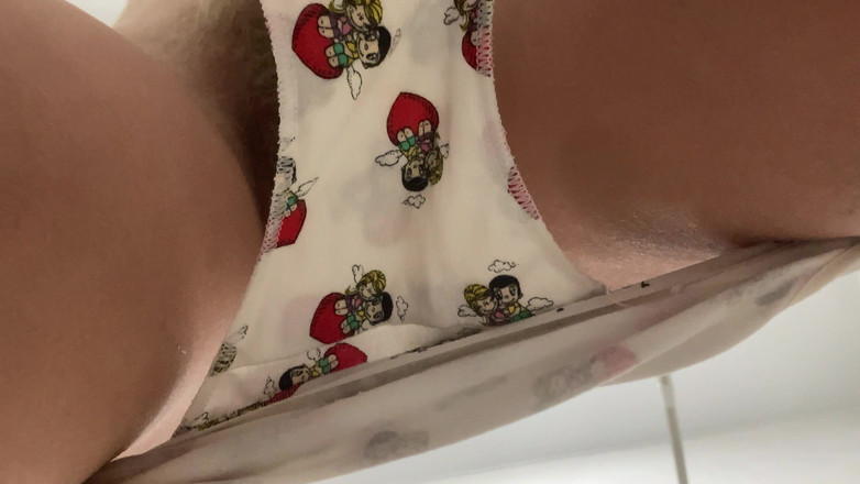 Hairy couple: Kopfüber vor der kamera beim ficken