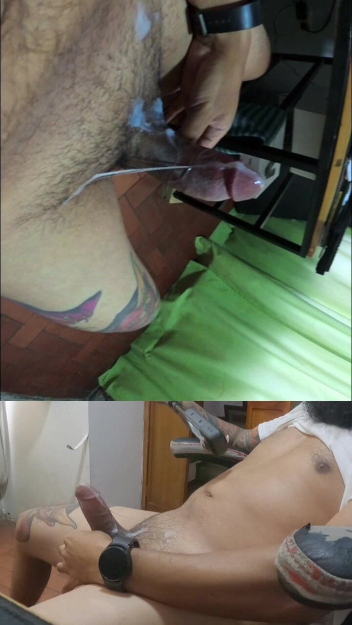 Gbruno: Dövmeli rasta mastürbasyonu