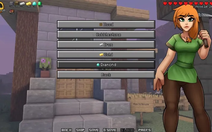 LoveSkySan69Real: Minecraft Horny Craft - Part 3 - Alex Gives Blowjob to Steve by...
