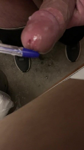 Bulldog: The pen fucked my dick