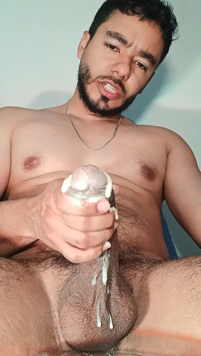 Tommhot: Masturbation and Ejaculation with Lots of Two Types of Milk