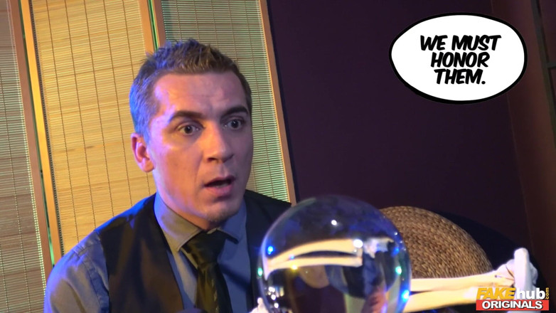 Fakehub Originals: Fakehub-originelen - verleidelijke waarzegger Cassie del Isla geeft scepticus Steve een...