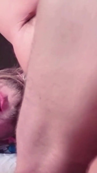 This Trans Babe with a Vibrator in Her Ass Has a Big Orgasm That the Neighbors Can Hear Her