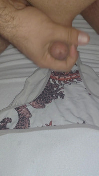 I Ejaculate Into the Panties My Wife Is Going to Wear While She Is in the Bathroom.