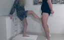 Amateur fetish: Пытка яиц в любительском видео