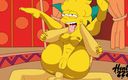 Hentai ZZZ: Krusty&amp;#039;s Circus Show creampie w dupie Lisy