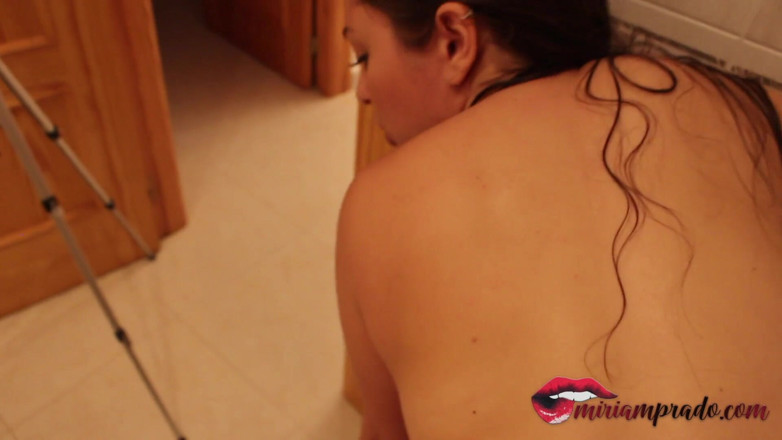 Miriam Prado: Comes from the beach with the fat and hard cock...
