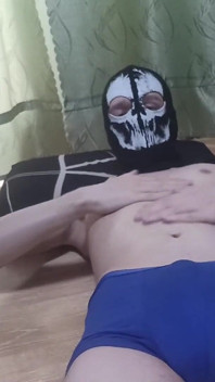 The Guy in the Mask Put on an Oil Show
