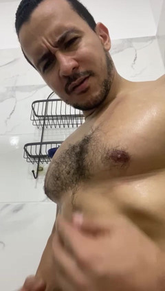 Christian_colombian: Pemujaan otot yang hebat terhadap Latino yang sangat terangsang