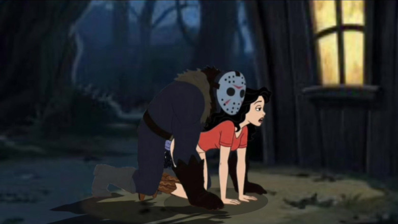 Octopussy Lovers Club: Студентка насолоджується сексом у таборі. Мультяшна пародія на жахи