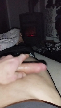 German Uncut Cock Masturbate