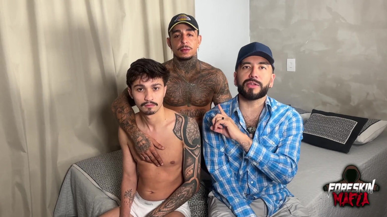 ForeSkinMafia By Boomer Banks: Tatted Hung Papi Muscle Stud Hayden Gotti Fucks Raw Foreskin...